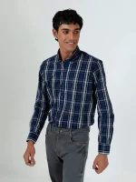 Black_BlueCheckeredShirtBrumanoPakistan3